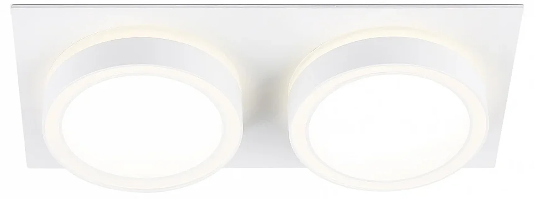 Светильник встраиваемый TN52423/2 WH/FR белый/белый матовый GX53 max 12W 210*105*45