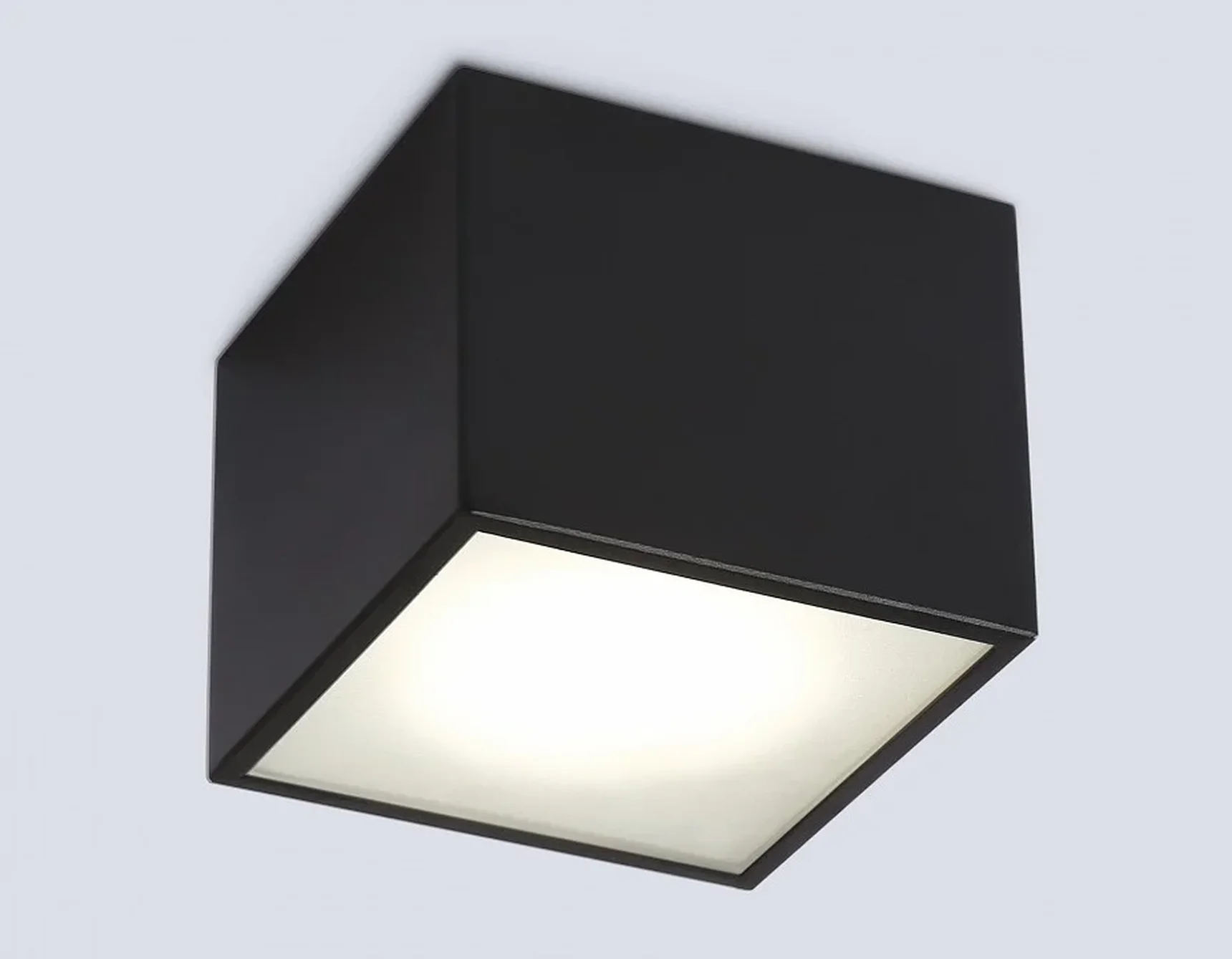 Накладной светильник со сменной лампой GX53 TN6532 BK черный IP44 GX53 100*100*80