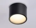 Светильник накладной TN6551 BK черный IP44 GX53 max 15W D82*60