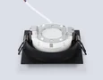 Светильник встраиваемый TN6609 BK черный IP44 GX53 max 15W 110*110*23