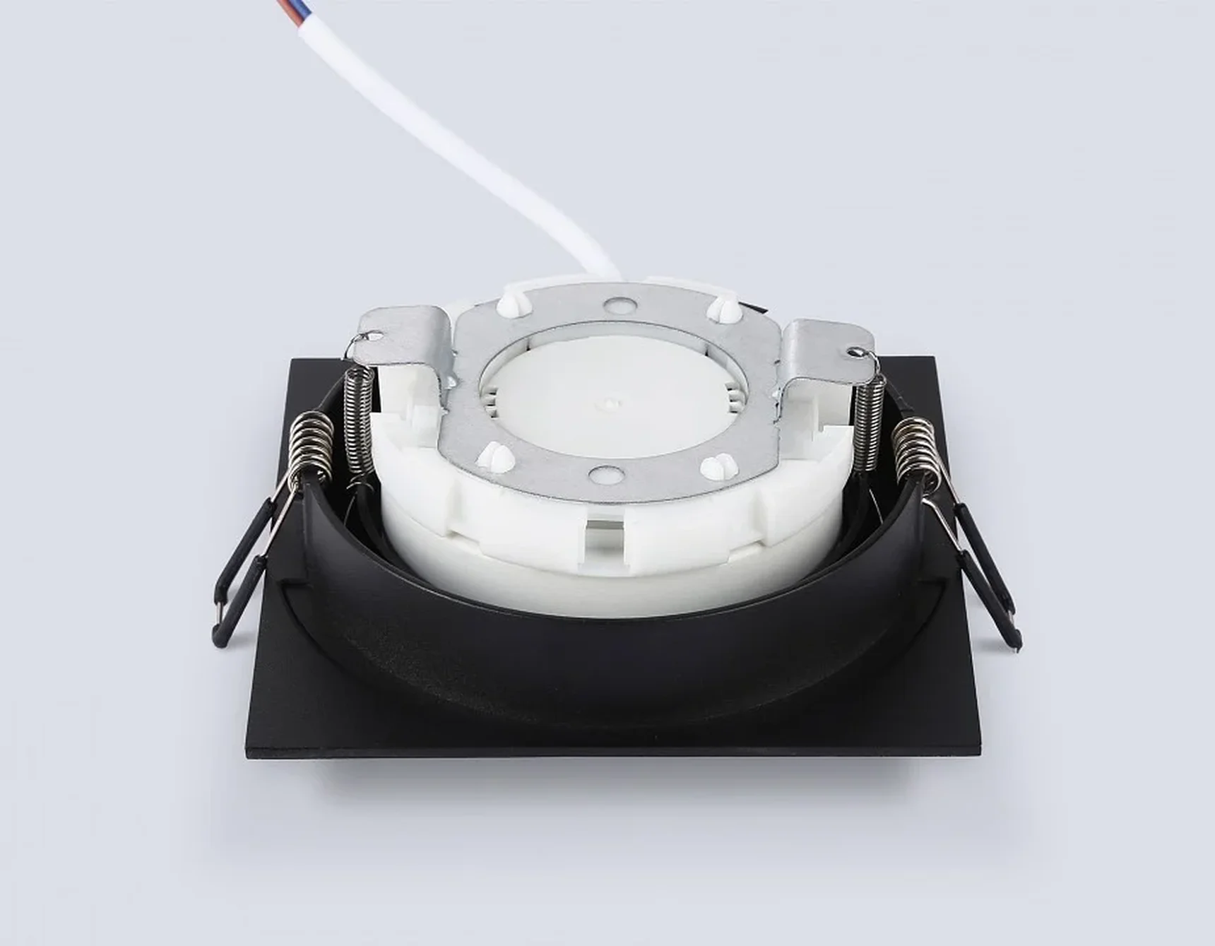 Светильник встраиваемый TN6609 BK черный IP44 GX53 max 15W 110*110*23
