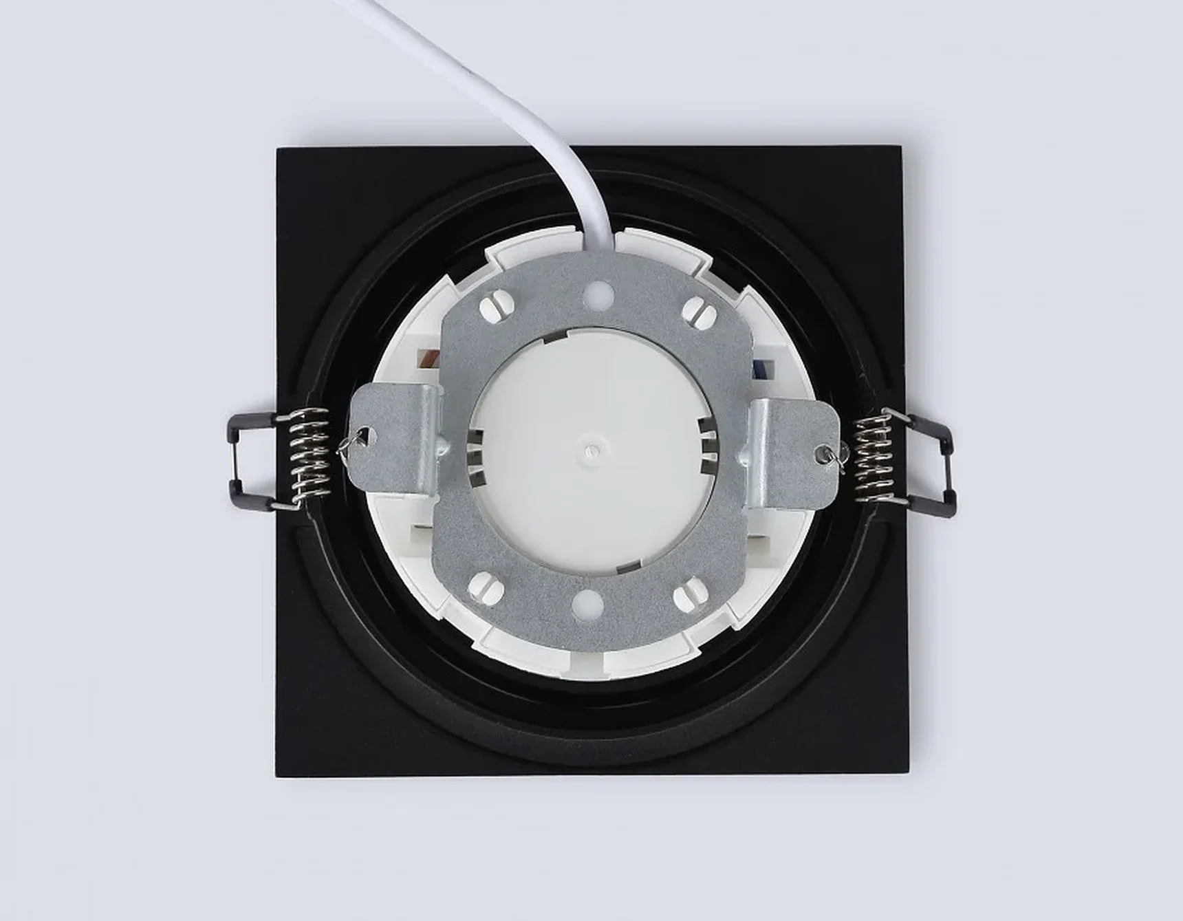Светильник встраиваемый TN6609 BK черный IP44 GX53 max 15W 110*110*23