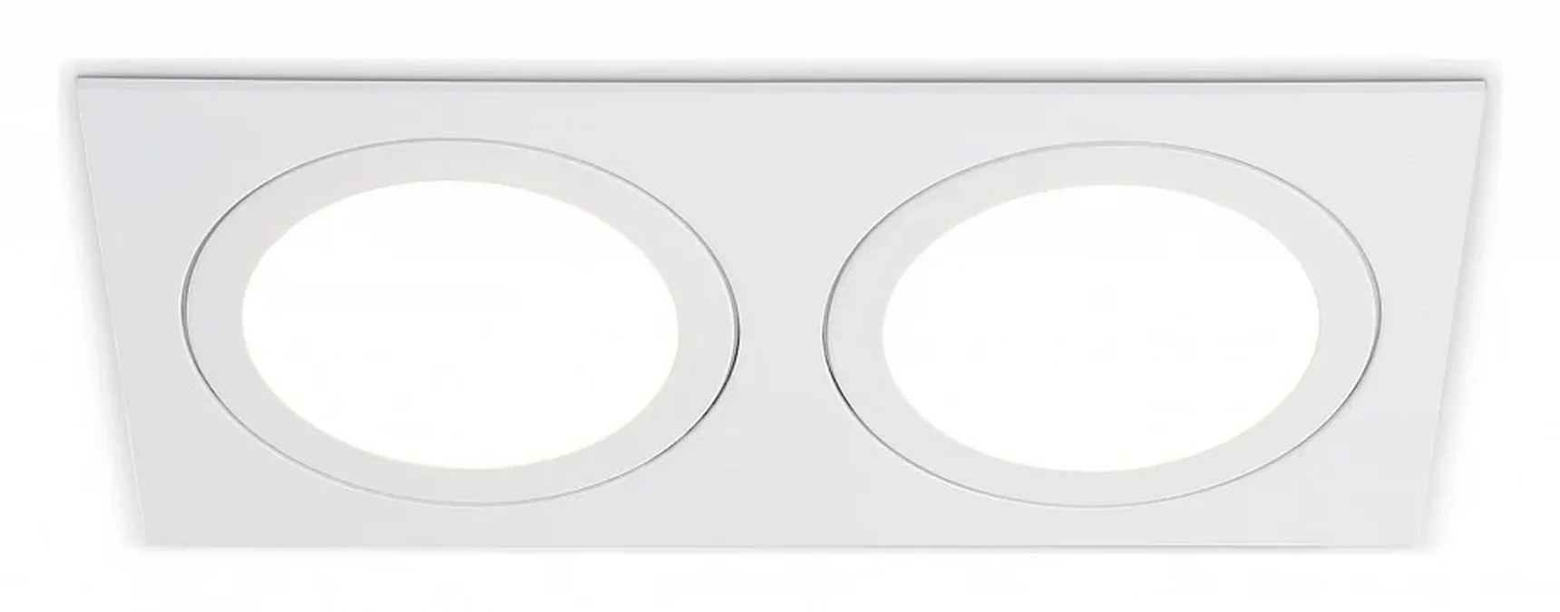 Светильник встраиваемый TN6612/2 WH белый IP44 GX53/2 max 15W 215*110*24