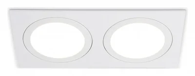 Светильник встраиваемый TN6612/2 WH белый IP44 GX53/2 max 15W 215*110*24