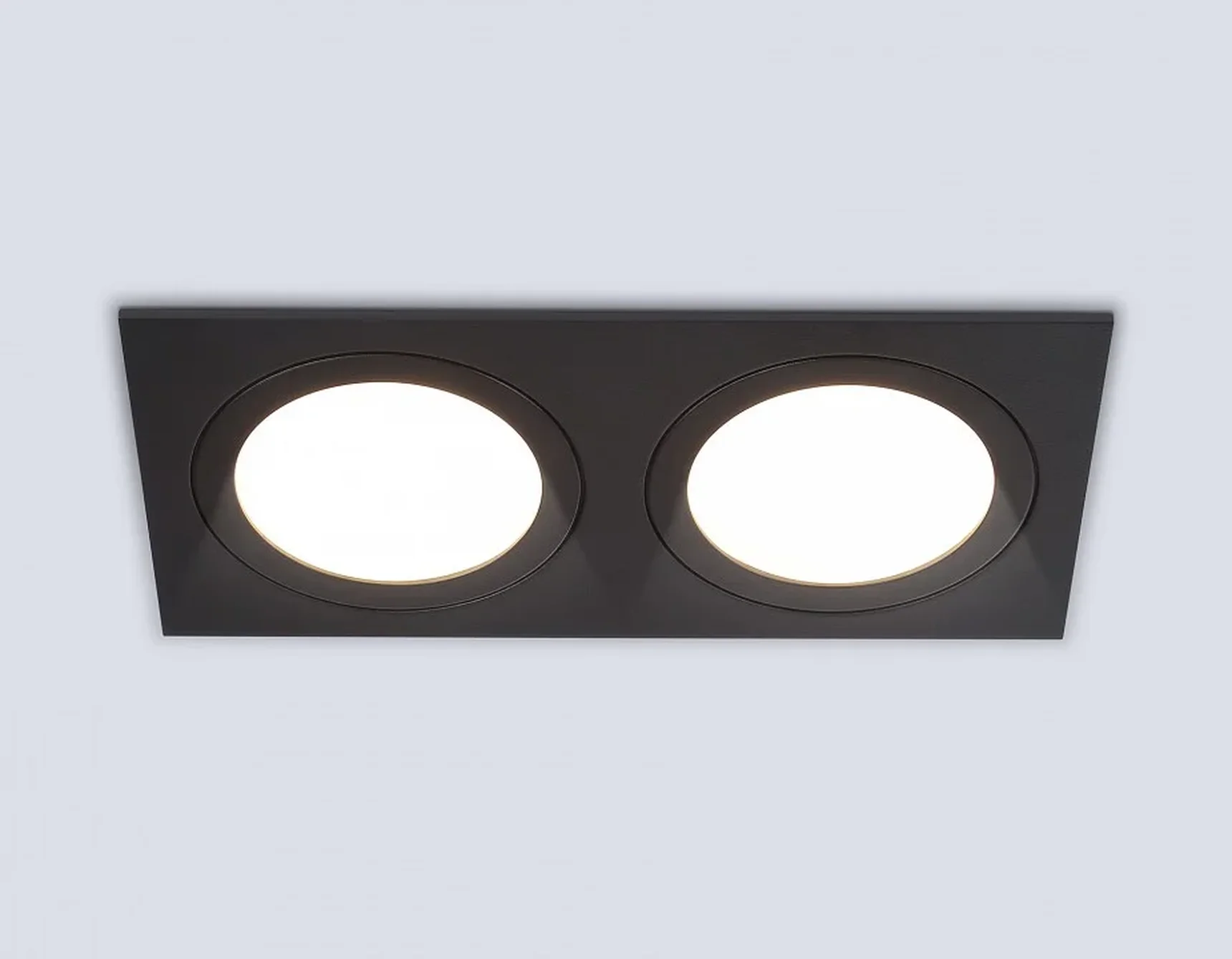 Светильник встраиваемый TN6615/2 BK черный IP44 GX53/2 max 15W 215*110*24