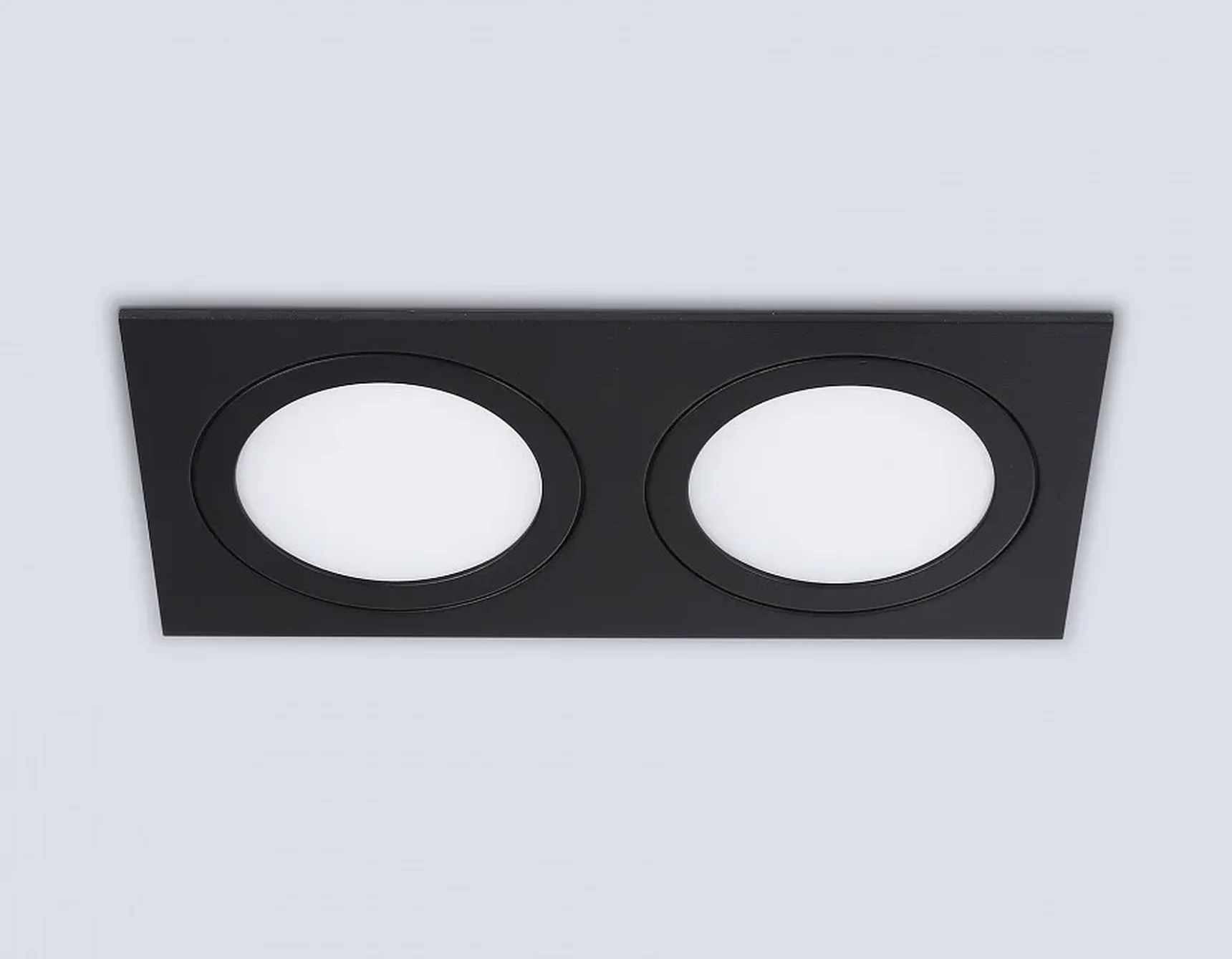 Светильник встраиваемый TN6615/2 BK черный IP44 GX53/2 max 15W 215*110*24