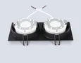 Светильник встраиваемый TN6615/2 BK черный IP44 GX53/2 max 15W 215*110*24