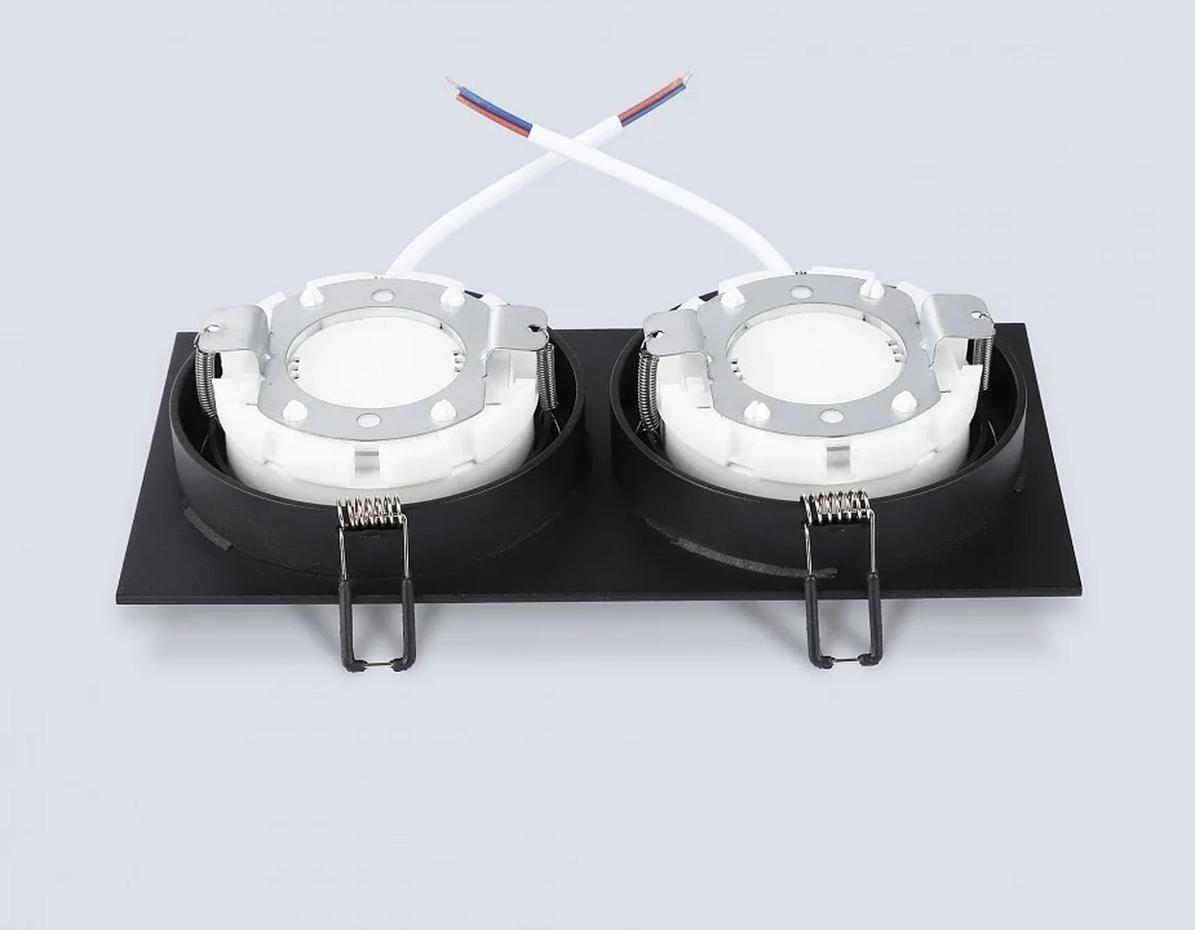 Светильник встраиваемый TN6615/2 BK черный IP44 GX53/2 max 15W 215*110*24