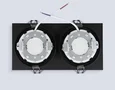 Светильник встраиваемый TN6615/2 BK черный IP44 GX53/2 max 15W 215*110*24