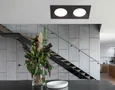 Светильник встраиваемый TN6615/2 BK черный IP44 GX53/2 max 15W 215*110*24