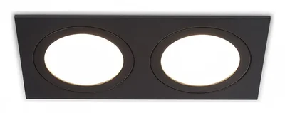Светильник встраиваемый TN6615/2 BK черный IP44 GX53/2 max 15W 215*110*24