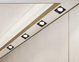Встраиваемый поворотный точечный светильник GX53 TN6657 BK черный IP44 GX53 110*110*48