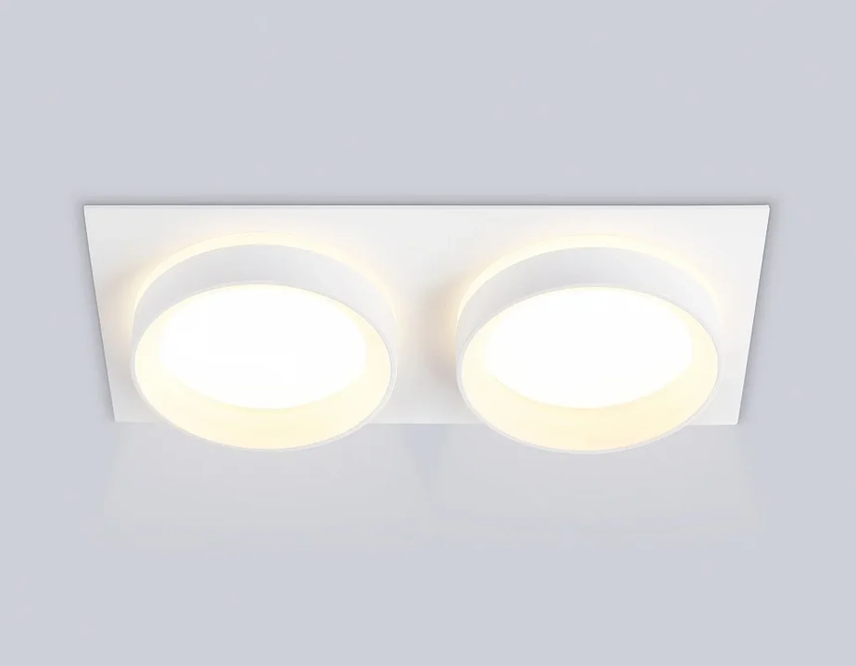 Светильник встраиваемый TN6711/2 WH белый IP44 GX53/2 max 15W 210*105*45