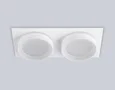 Светильник встраиваемый TN6711/2 WH белый IP44 GX53/2 max 15W 210*105*45