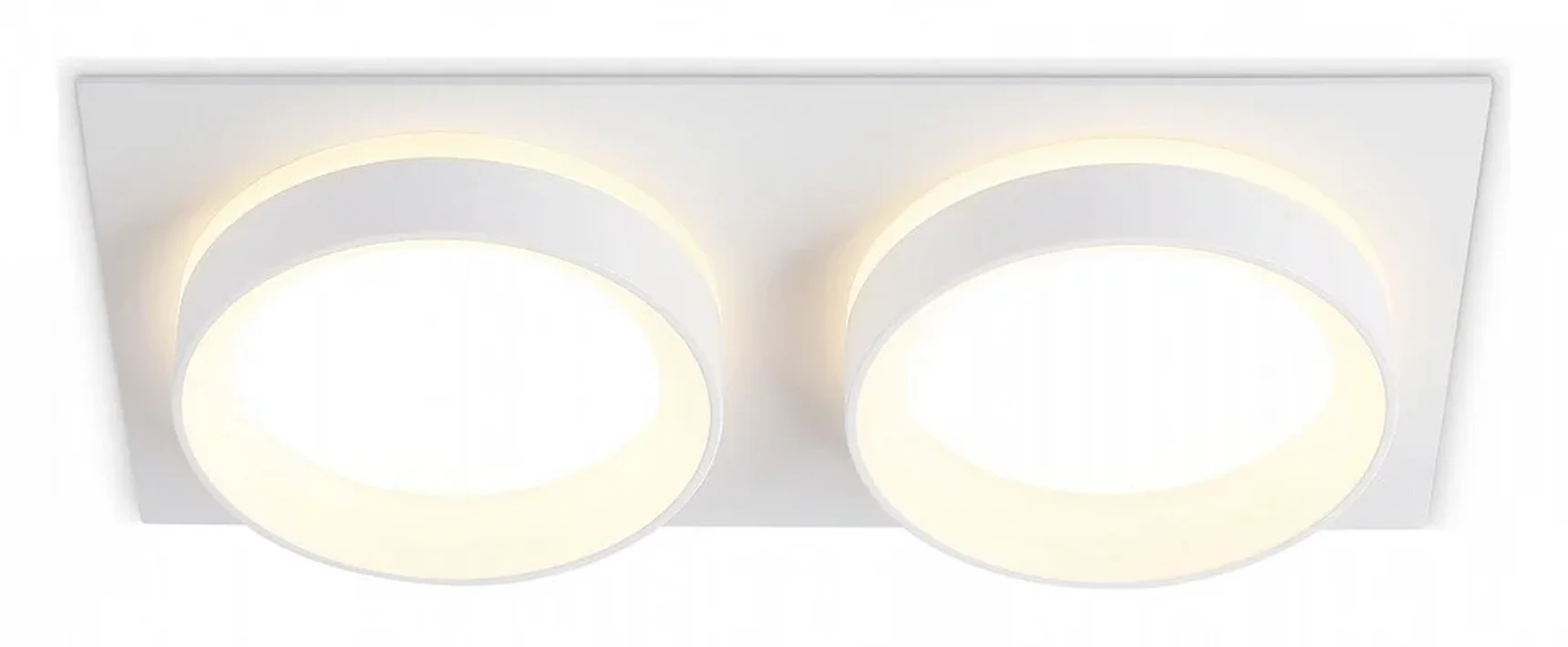 Светильник встраиваемый TN6711/2 WH белый IP44 GX53/2 max 15W 210*105*45