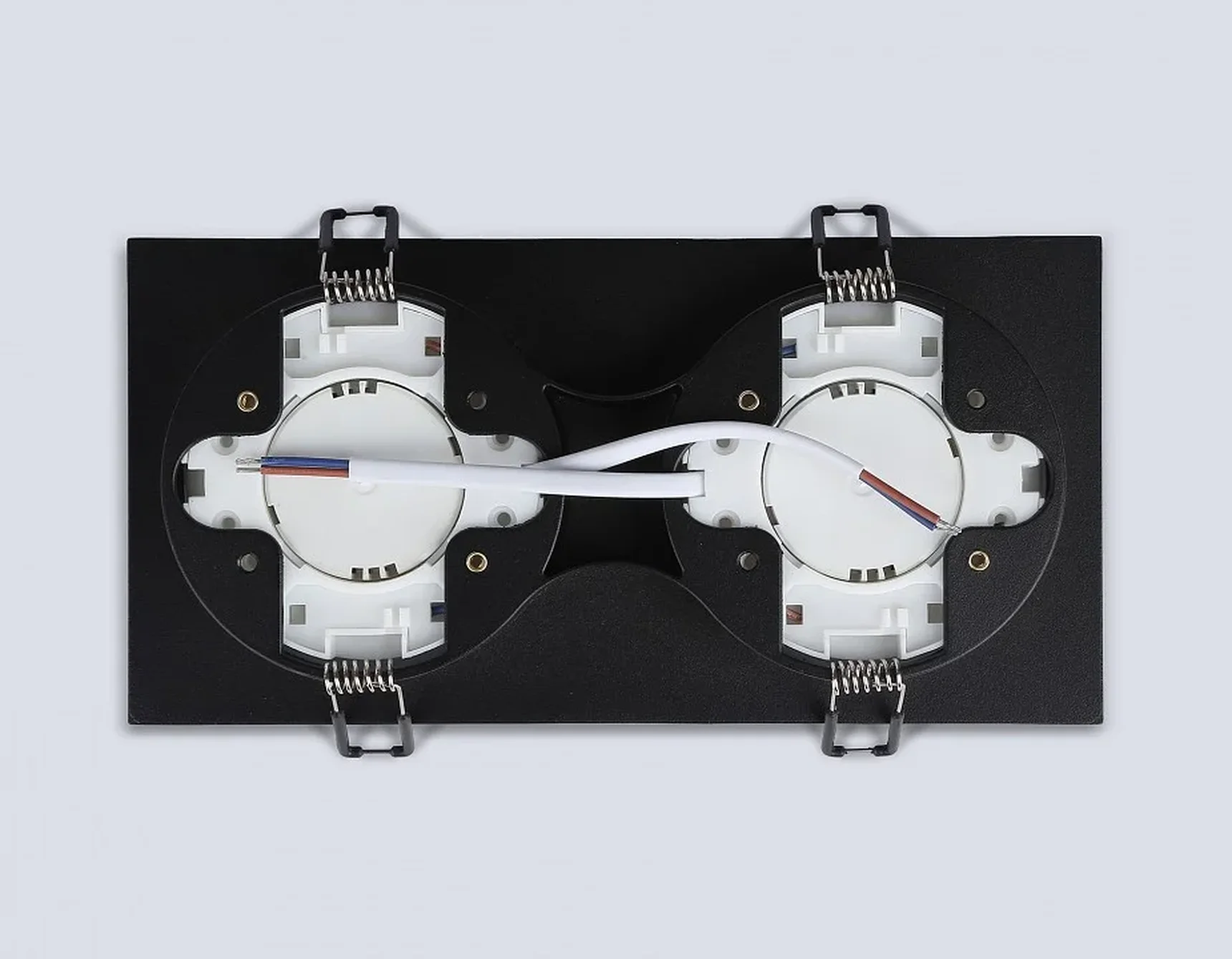 Светильник встраиваемый TN6712/2 BK черный IP44 GX53/2 max 15W 210*105*45