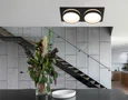 Светильник встраиваемый TN6712/2 BK черный IP44 GX53/2 max 15W 210*105*45
