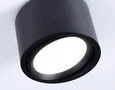 Накладной поворотный светильник TN6808 BK черный GX53 D100*65