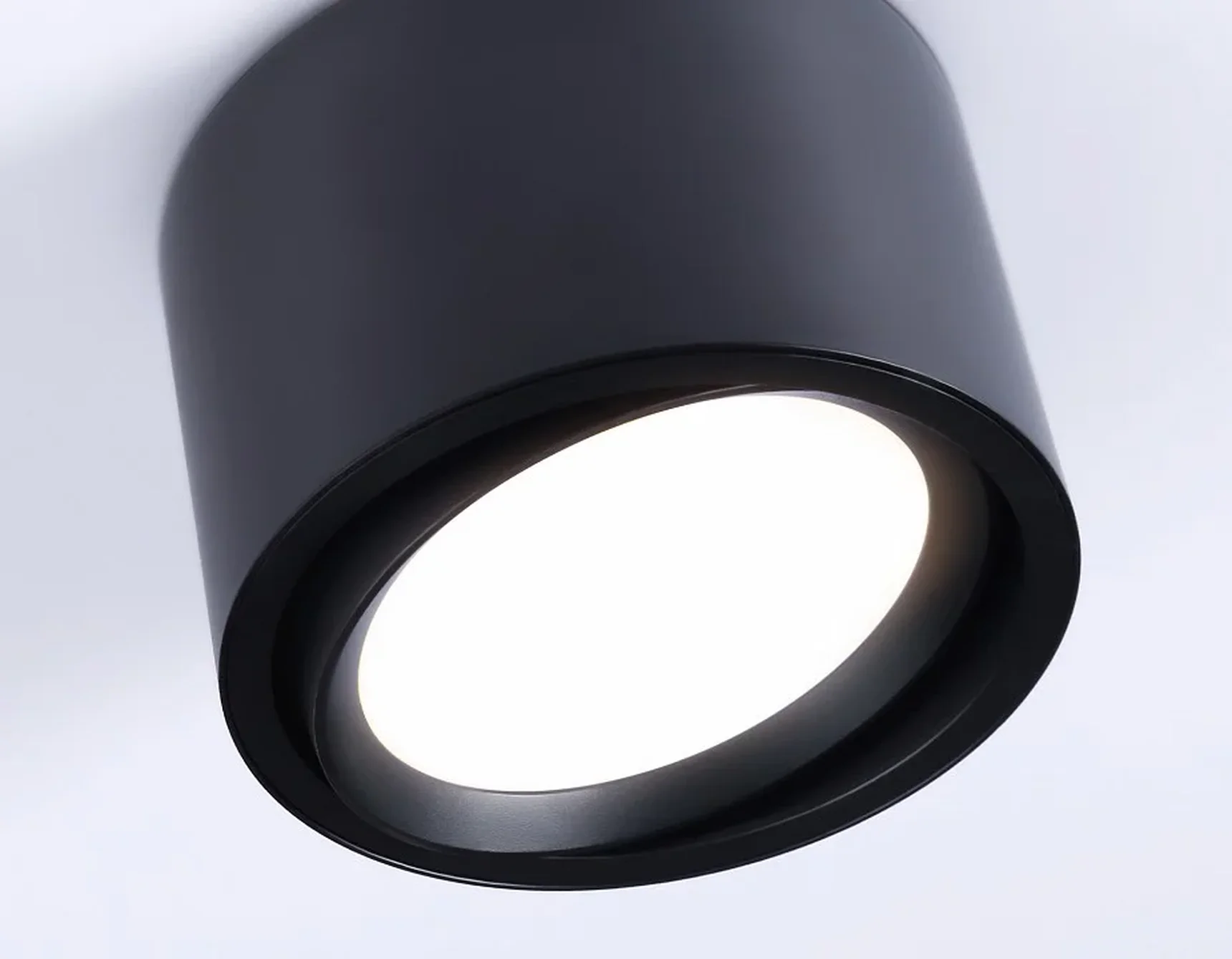 Накладной поворотный светильник TN6808 BK черный GX53 D100*65