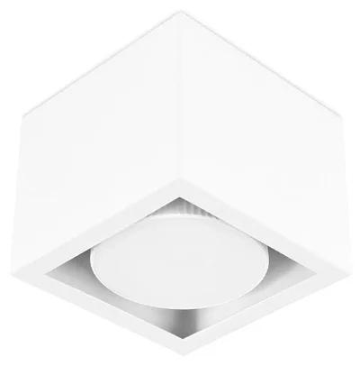 Точечный накладной светильник GX53 TN705 WH белый GX53 100*100*80