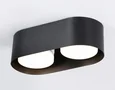 Светильник накладной TN70821/2 BK черный GX53/2 max 12W 200*100*60