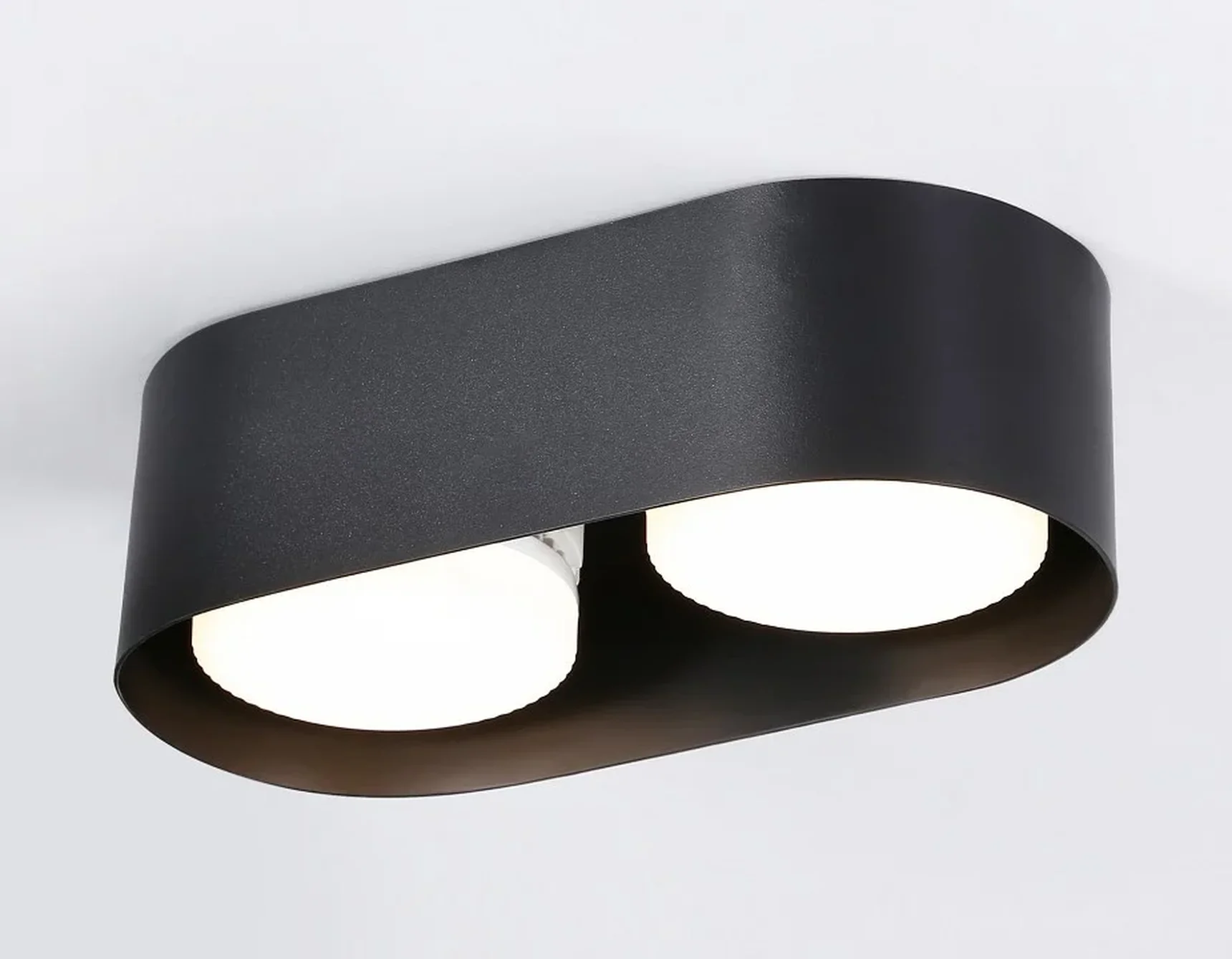 Светильник накладной TN70821/2 BK черный GX53/2 max 12W 200*100*60