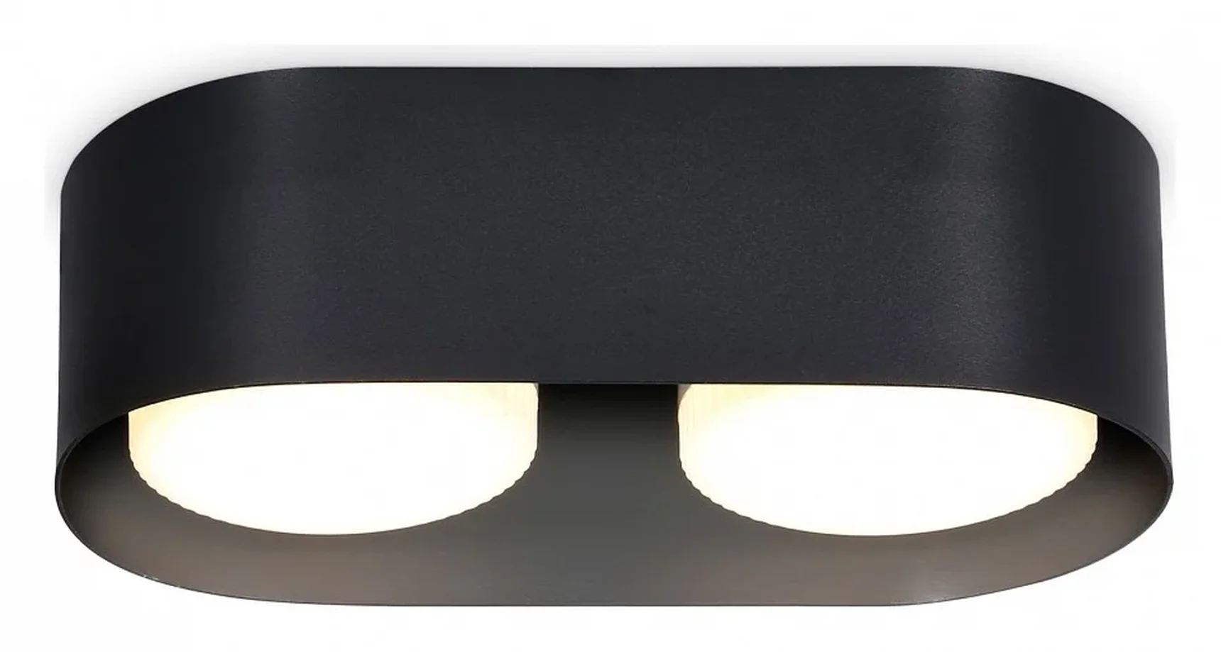 Светильник накладной TN70821/2 BK черный GX53/2 max 12W 200*100*60
