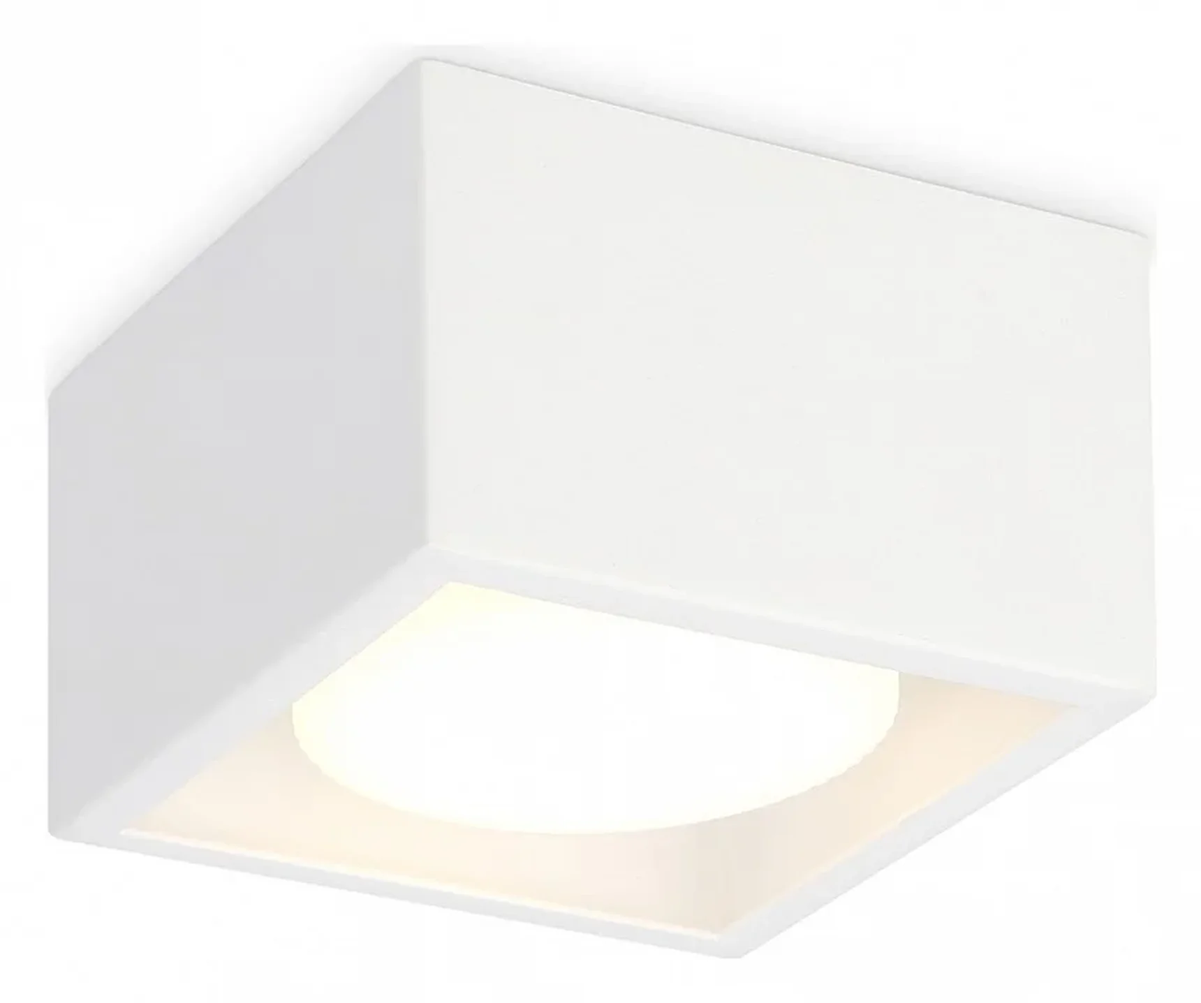 Светильник накладной TN70825 WH белый GX53 max 12W 100*100*60