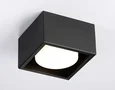 Светильник накладной TN70827 BK черный GX53 max 12W 100*100*60