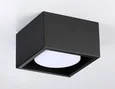 Светильник накладной TN70827 BK черный GX53 max 12W 100*100*60