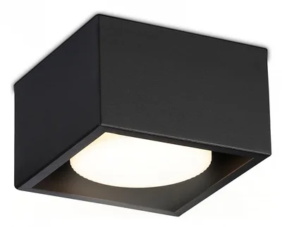 Светильник накладной TN70827 BK черный GX53 max 12W 100*100*60