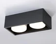 Светильник накладной TN70829/2 BK черный GX53/2 max 12W 200*100*60
