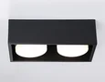 Светильник накладной TN70829/2 BK черный GX53/2 max 12W 200*100*60