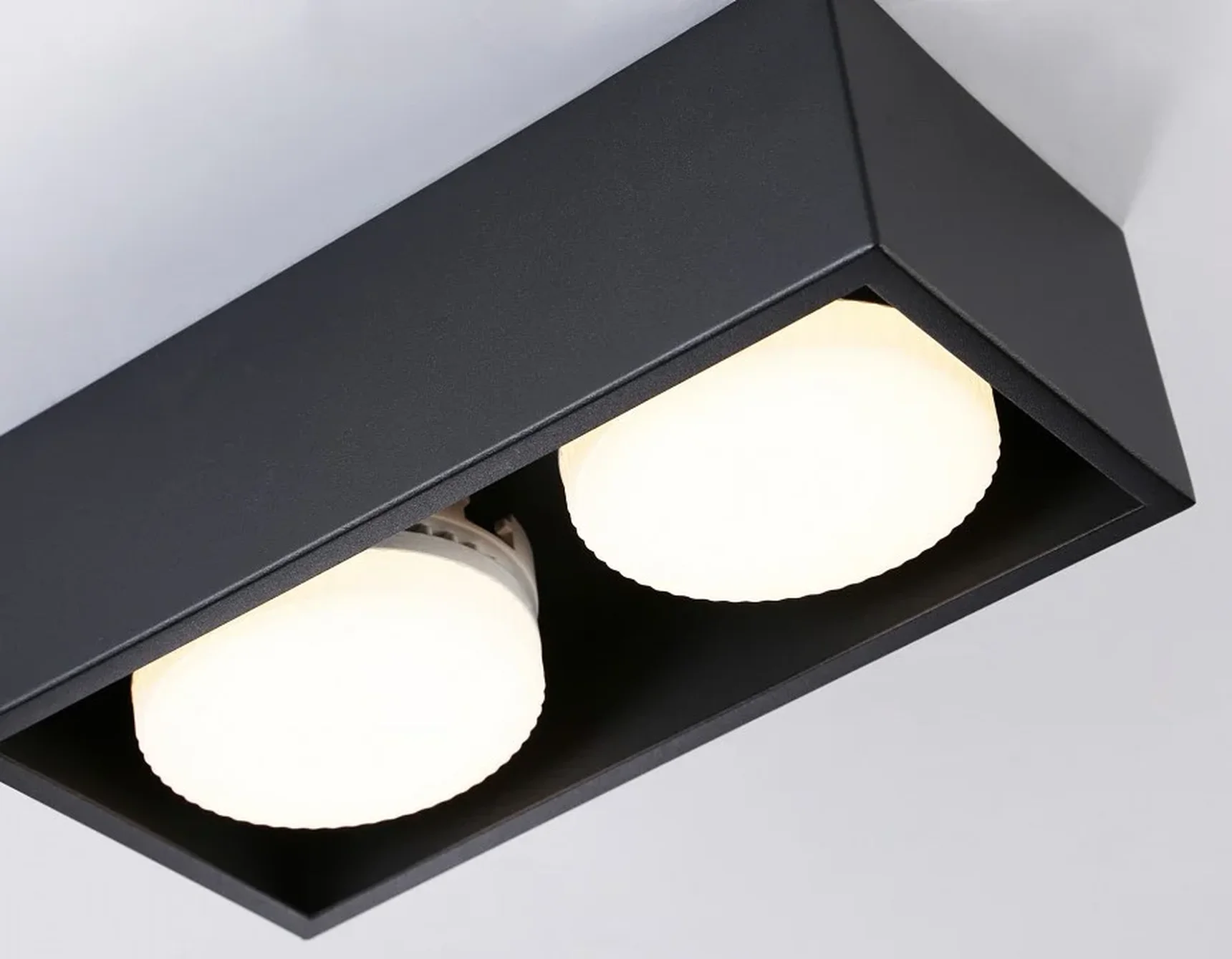 Светильник накладной TN70829/2 BK черный GX53/2 max 12W 200*100*60