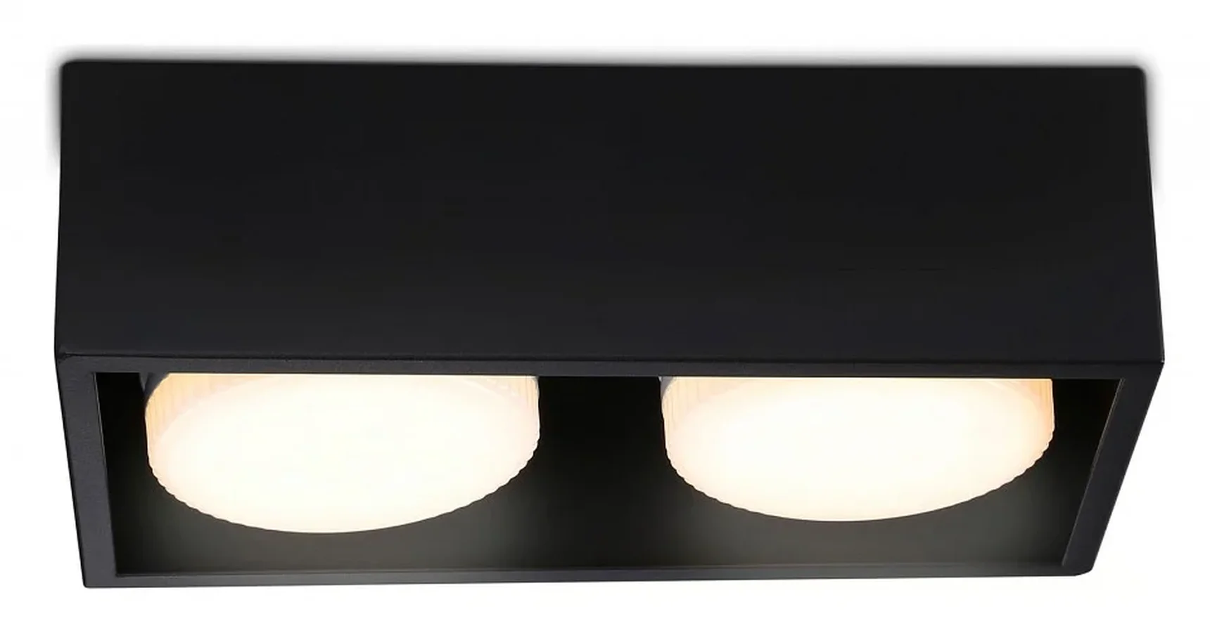 Светильник накладной TN70829/2 BK черный GX53/2 max 12W 200*100*60