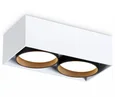 Светильник накладной TN70872/2 WH/BK белый/черный GX53/2 max 12W 185*92*62