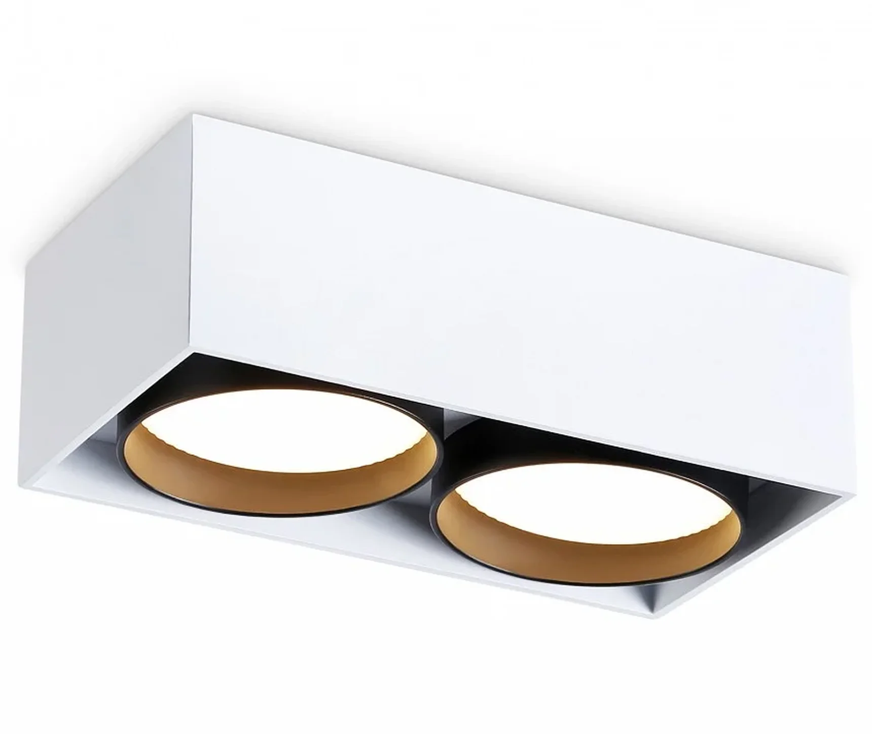 Светильник накладной TN70872/2 WH/BK белый/черный GX53/2 max 12W 185*92*62