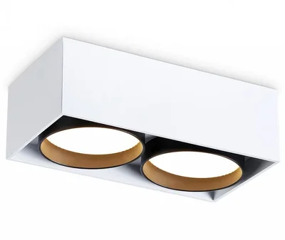 Светильник накладной TN70872/2 WH/BK белый/черный GX53/2 max 12W 185*92*62
