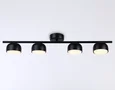 Светильник накладной TN71029/4 BK черный GX53/4 max 12W 600*80*140