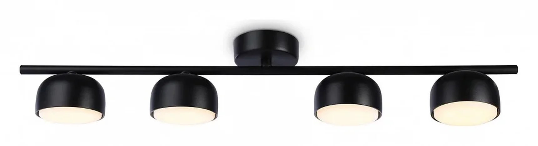 Светильник накладной TN71029/4 BK черный GX53/4 max 12W 600*80*140