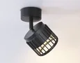 Накладной поворотный спот со сменной лампой TN71159 BK черный GX53 D100*125