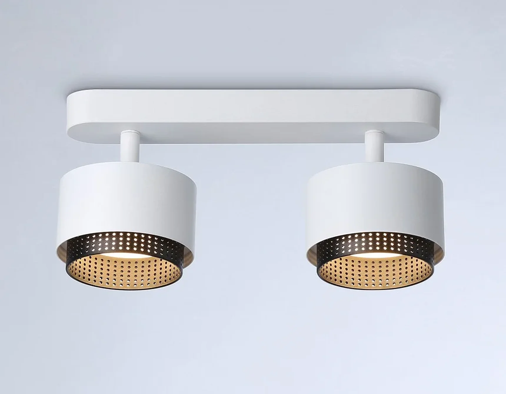 Светильник накладной TN71285/2 WH/BK белый/черный GX53/2 max 12W 270*95*137