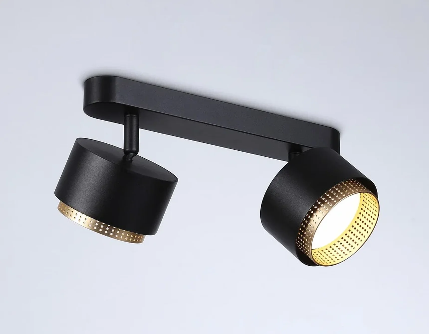 Светильник накладной TN71288/2 BK/GD черный/золото GX53/2 max 12W 270*95*137