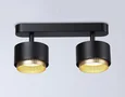 Светильник накладной TN71288/2 BK/GD черный/золото GX53/2 max 12W 270*95*137