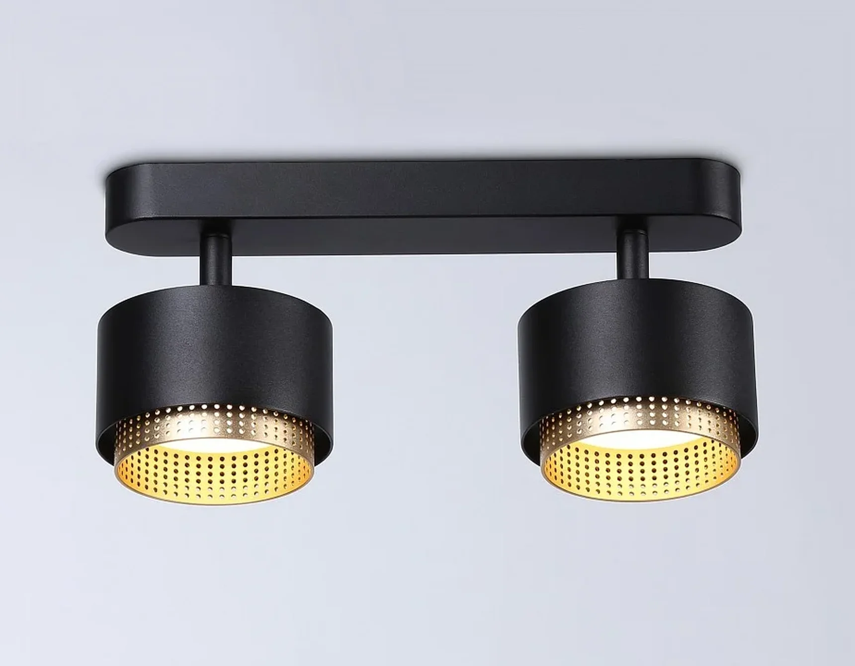 Светильник накладной TN71288/2 BK/GD черный/золото GX53/2 max 12W 270*95*137