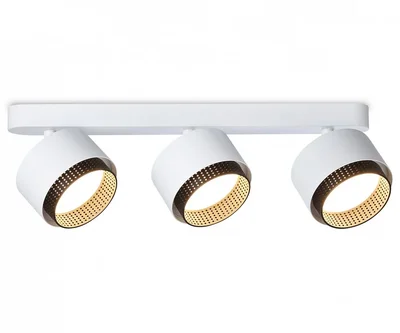 Светильник накладной TN71291/3 WH/BK белый/черный GX53/3 max 12W 400*95*137
