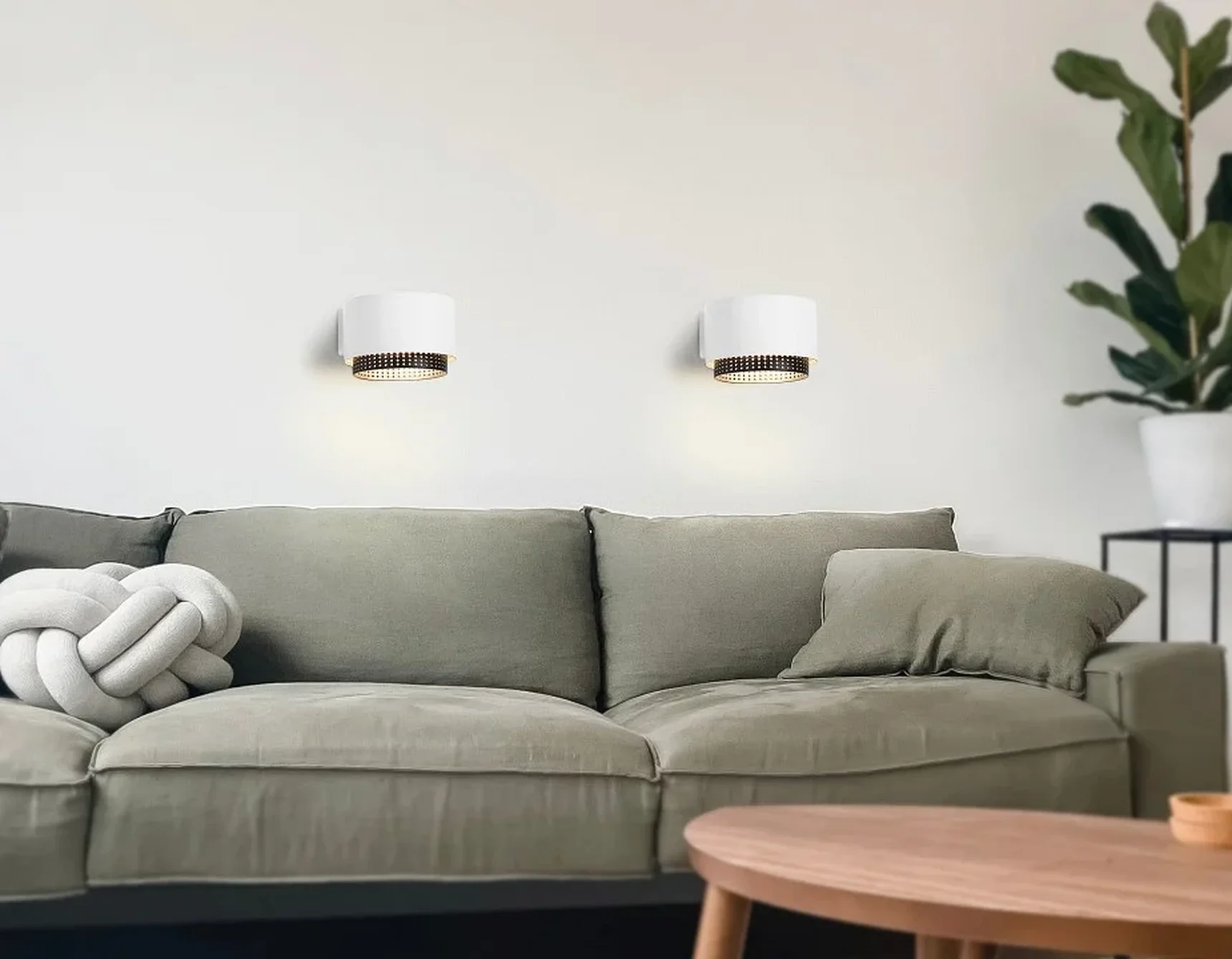 Светильник настенный TN71296 WH/BK белый/черный GX53 max 12W 95*62*120