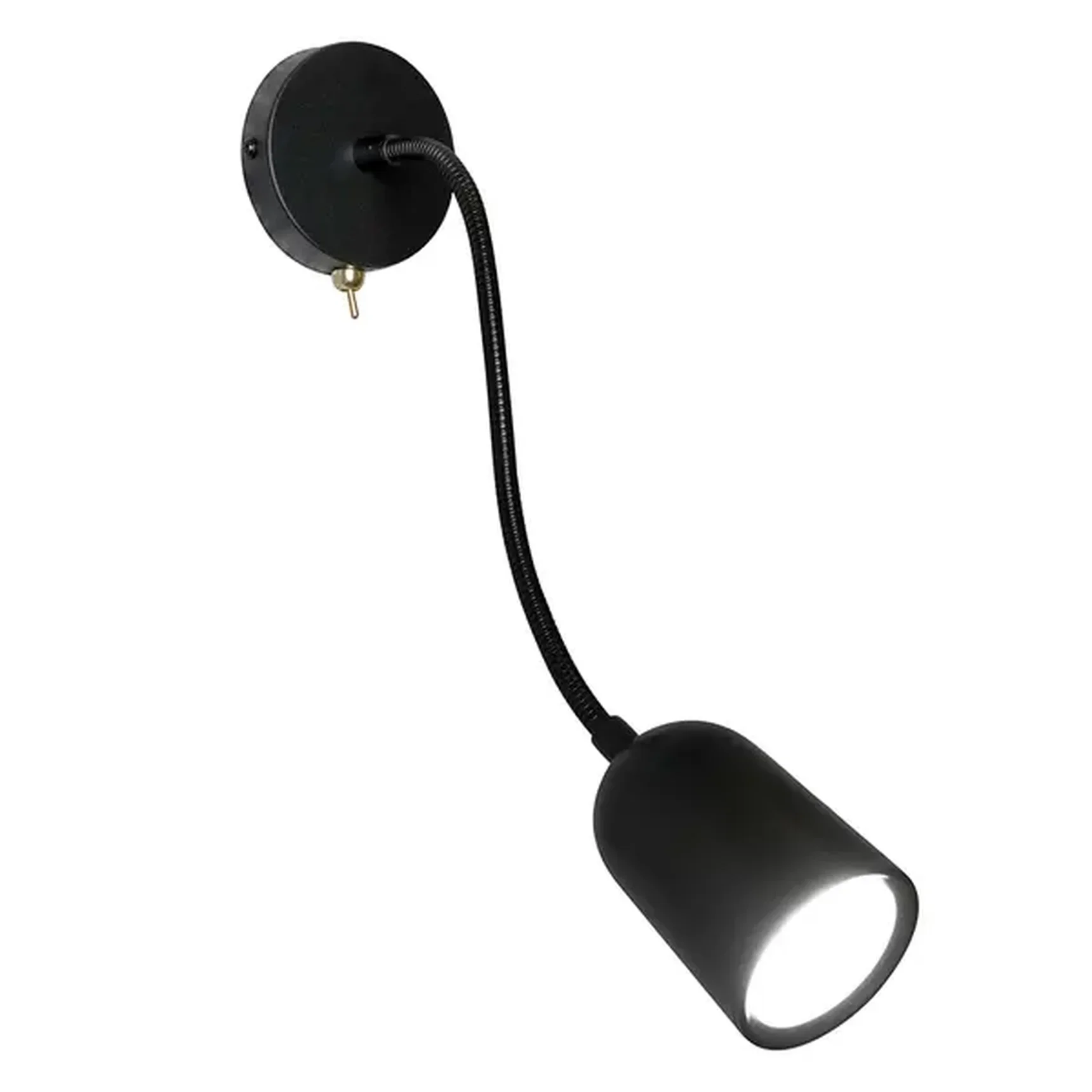 Светильник ML400 настенный под лампу с выключателем MR16/GU10, 35W,  черный, 48442