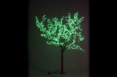 Дерево светодиодное CBL-1.9-972 LED вишня H:1,9m D1,5 м., зеленое