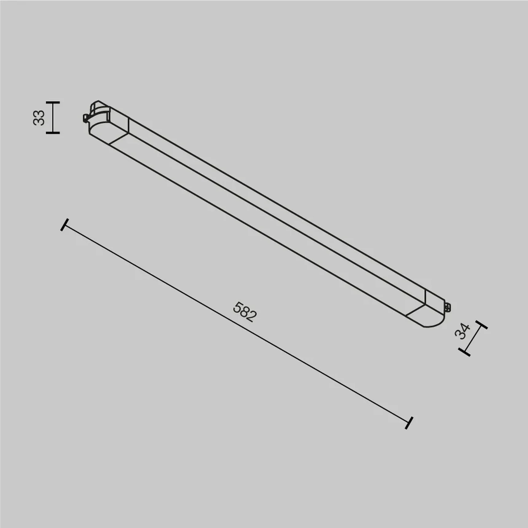 Трековый светильник Basis Unity 4000K 24Вт 110°, TR000-1-24W4K-W_1